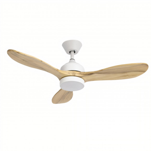 IP20 VENTILATEUR CALAR LED SW 2700-4000-6000K ON-OFF LUMIÈRE BLANCHE BOIS