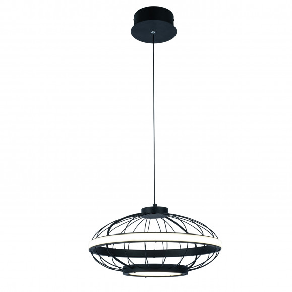 CERCLE LED SUSPENSION 22 BLANC NEUTRE - 4000K ON-OFF NOIR
