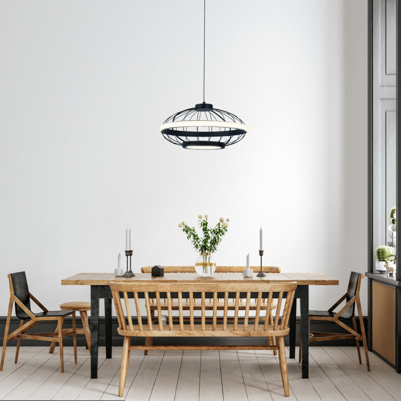 CERCLE LED SUSPENSION 22 BLANC NEUTRE...