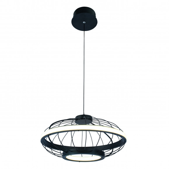 CERCLE LED SUSPENSION 22 BLANC NEUTRE - 4000K ON-OFF NOIR