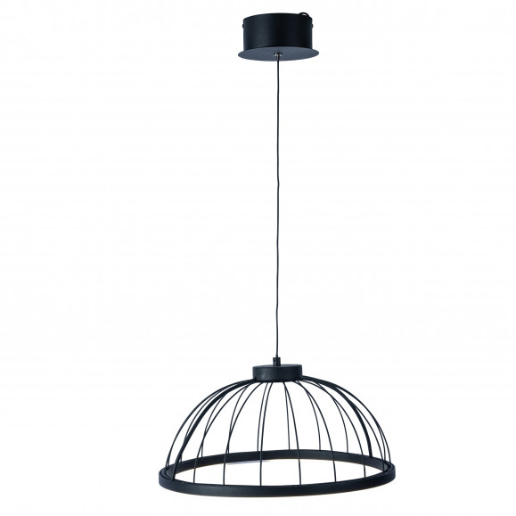 CERCLE LED SUSPENSION 24 BLANC NEUTRE - 4000K ON-OFF NOIR