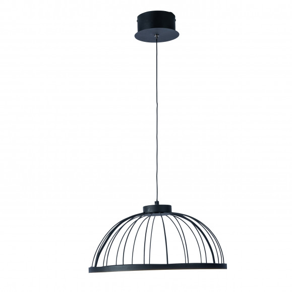 CERCLE LED SUSPENSION 24 BLANC NEUTRE - 4000K ON-OFF NOIR