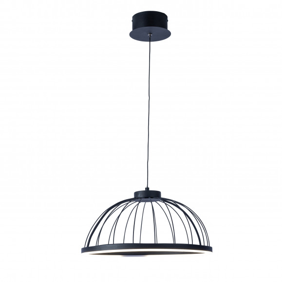 CERCLE LED SUSPENSION 24 BLANC NEUTRE - 4000K ON-OFF NOIR