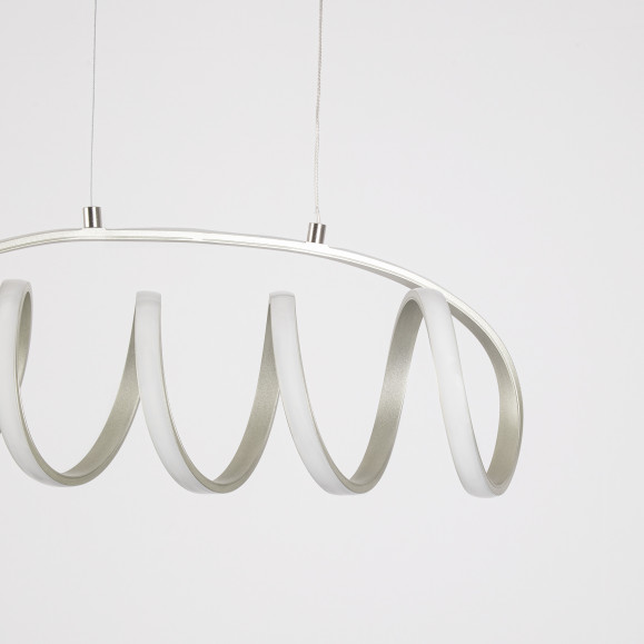 COLGANTE ROM LED 30 BLANCO NEUTRO - 4000K ON-OFF GRIS MERENGO 3640