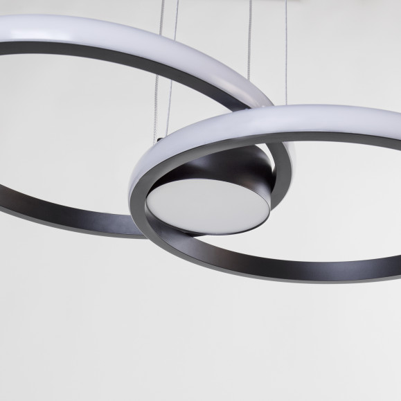COLGANTE IP20 WIND LED 26.5W BLANCO NEUTRO - 4000K ON-OFF NEGRO