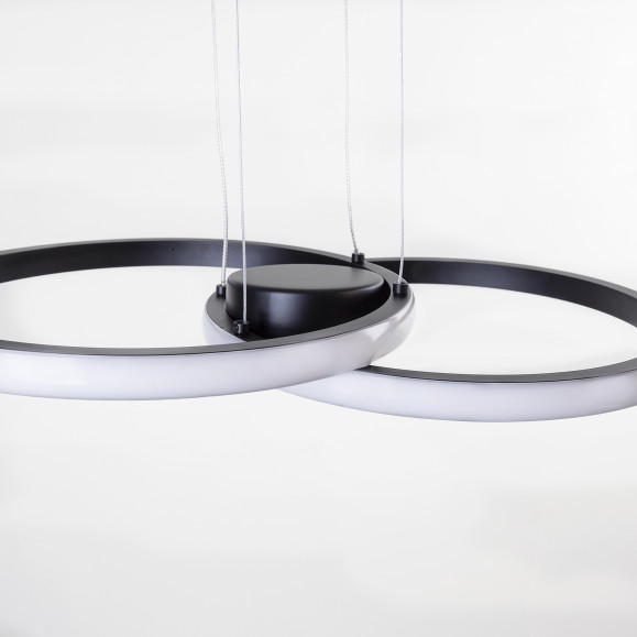 COLGANTE IP20 WIND LED 26.5W BLANCO NEUTRO - 4000K ON-OFF NEGRO