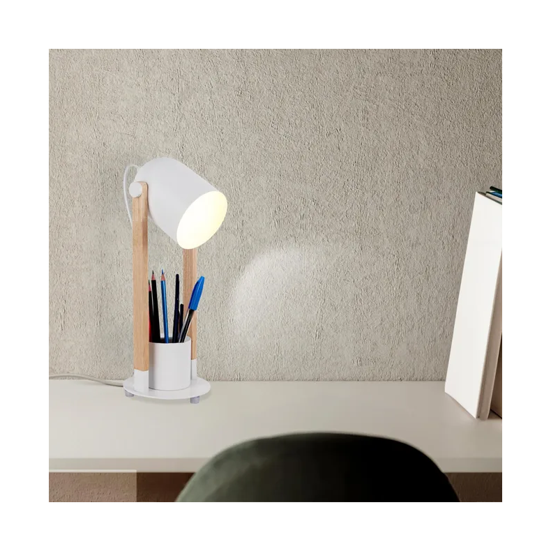 LUZ DE LECTURA CRIPTO E27 15W MADERA...