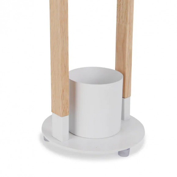 LUZ DE LECTURA CRIPTO E27 15W MADERA CLARA BLANCO