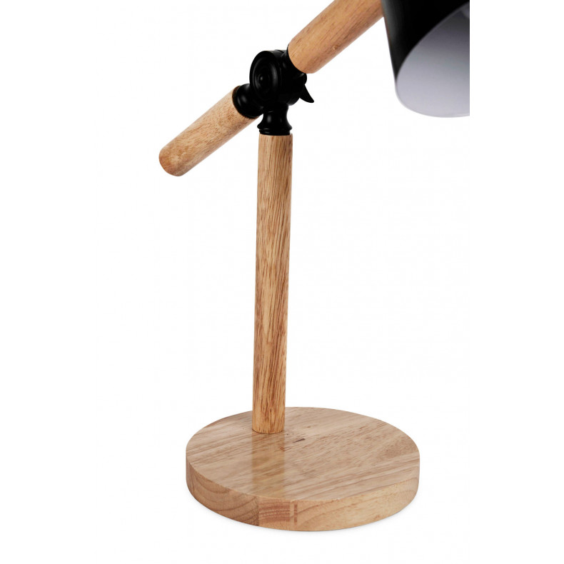 LISEUSE KNOB E27 15W NOIR BOIS CLAIR