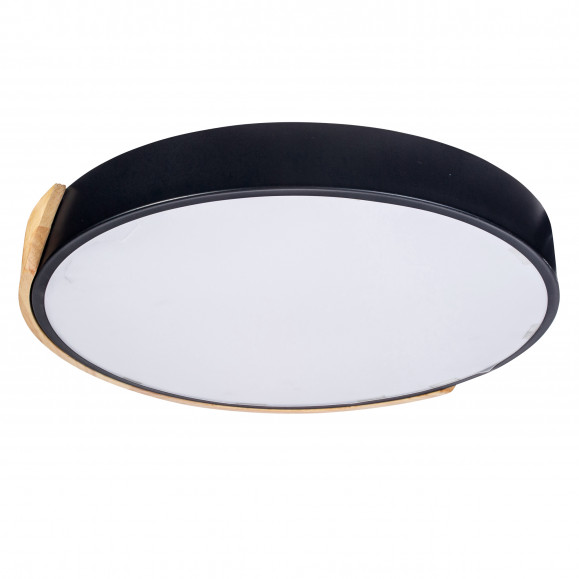 PLAFÓN IP20 PINTA LED 19W BLANCO NEUTRO - 4000K ON-OFF MADERA CLARA NEGRO
