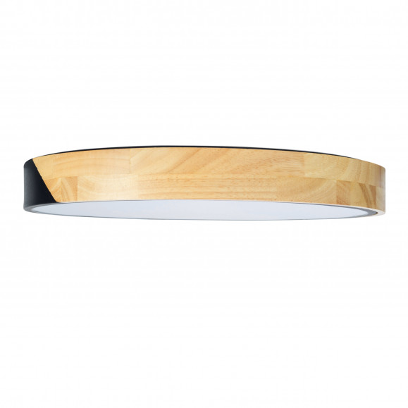 PLAFÓN IP20 PINTA LED 19W BLANCO NEUTRO - 4000K ON-OFF MADERA CLARA NEGRO