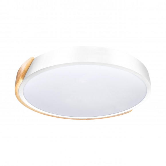PLAFOND BLANC NEUTRE IP20 PINTA LED 19W - LUMIÈRE ON-OFF 4000K BOIS BLANC