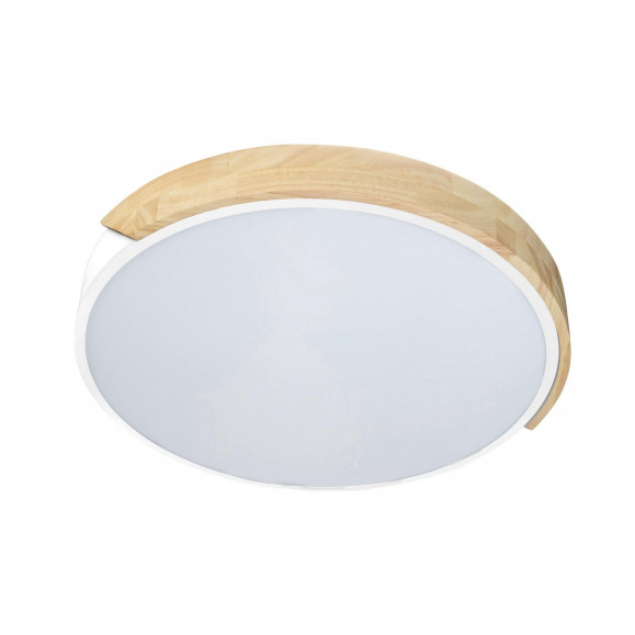 PLAFOND BLANC NEUTRE IP20 PINTA LED 19W - LUMIÈRE ON-OFF 4000K BOIS BLANC