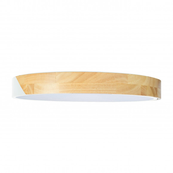PLAFOND BLANC NEUTRE IP20 PINTA LED 19W - LUMIÈRE ON-OFF 4000K BOIS BLANC