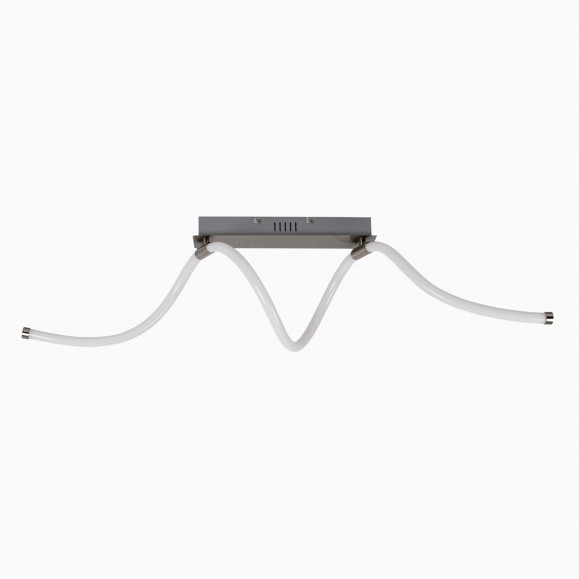 PLAFOND LED ROLLY 25W BLANC NEUTRE - 4000K ON-OFF NICKEL SANTIN