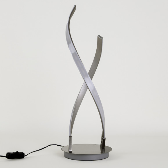 CROSS TABLE TOP LED 9 BLANC NEUTRE - 4000K ON-OFF NICKEL SANTINADO