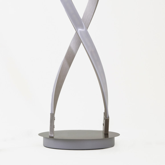 CROSS TABLE TOP LED 9 BLANC NEUTRE - 4000K ON-OFF NICKEL SANTINADO
