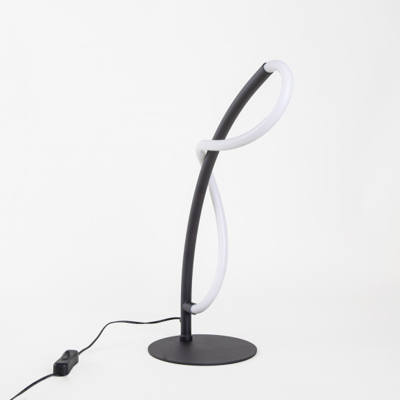 SOBREMESA TRESS LED 6.5 BLANCO NEUTRO - 4000K ON-OFF NEGRO 833