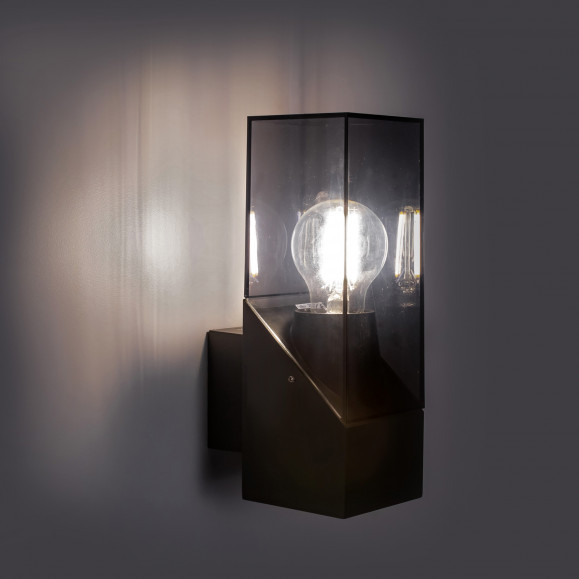 APLIQUE IP54 MUNIC E27 15W GRIS URBANO