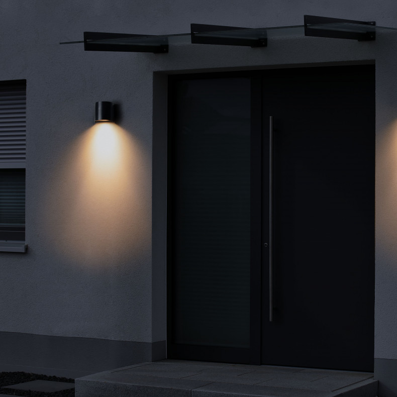 APLIQUE IP65 LINE GU10 8W NEGRO