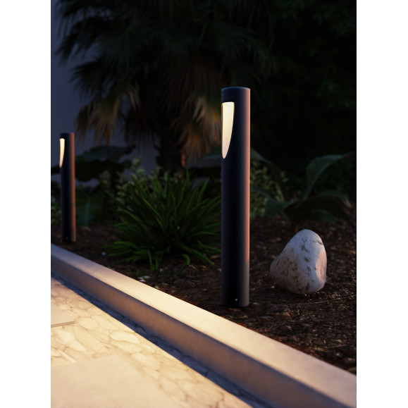 BALIZA IP54 REWOOD LED 7W 4000K GRIS URBANO