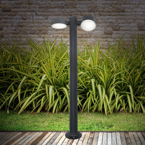FAROLA IP54 PALE LED 21W 4000K GRIS URBANO