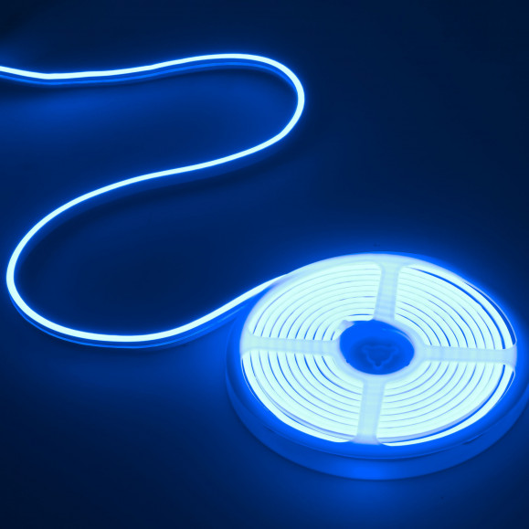 TIRA LED FLEXY SLIM LED 21W AZUL IP65 L5000mm