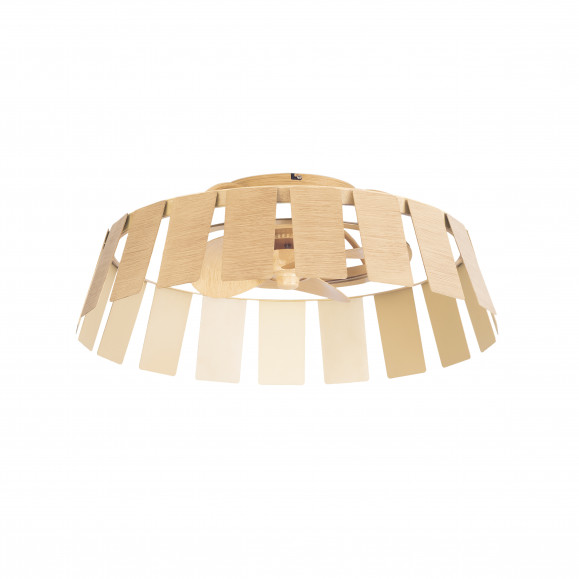 VENTILATEUR IP44 FLIP LED TW 2700-6000K IMITATION BOIS NOIR