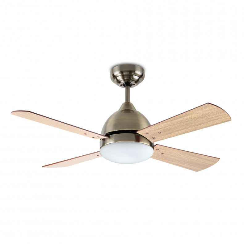 BORNEO IP20 VENTILATEUR E27 PLATINE...