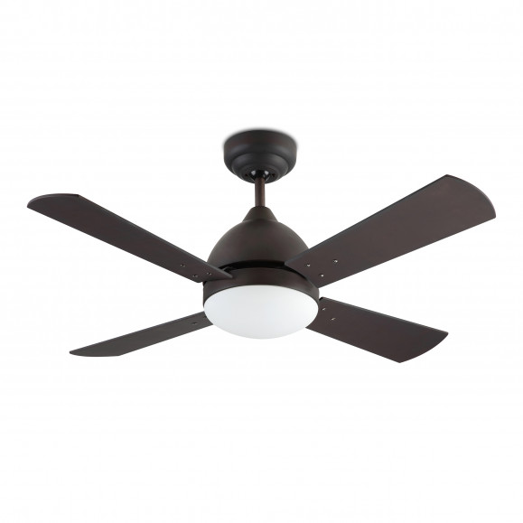 VENTILATEUR IP20 BORNEO E27 BOIS DE HÊTRE WENGUE MARRON